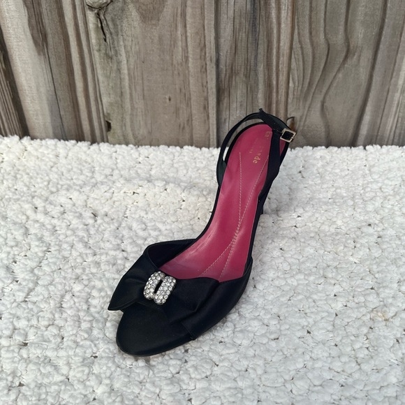 Kate Spade Open Tow sling back heels - Picture 2 of 7